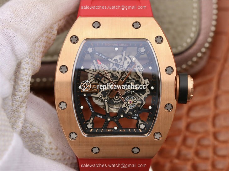 Replica Richard Mille RM035 Americas KV Factory Rose Gold Replica Richard Mille RM035 Americas KV Factory Rose Gold