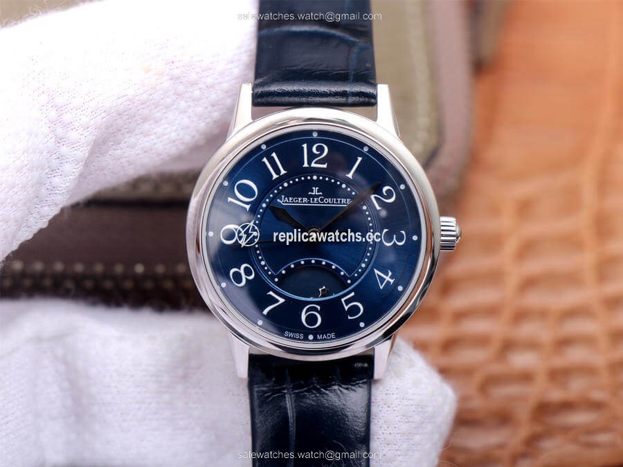 Replica Jaeger LeCoultre Rendez Vous 3468480 MG Factory Blue Dial Replica Jaeger LeCoultre Rendez Vous 3468480 MG Factory Blue Dial