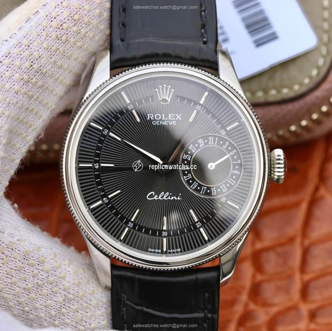 Replica Rolex Celini Date 50519 MKS Factory Black Dial Replica Rolex Celini Date 50519 MKS Factory Black Dial
