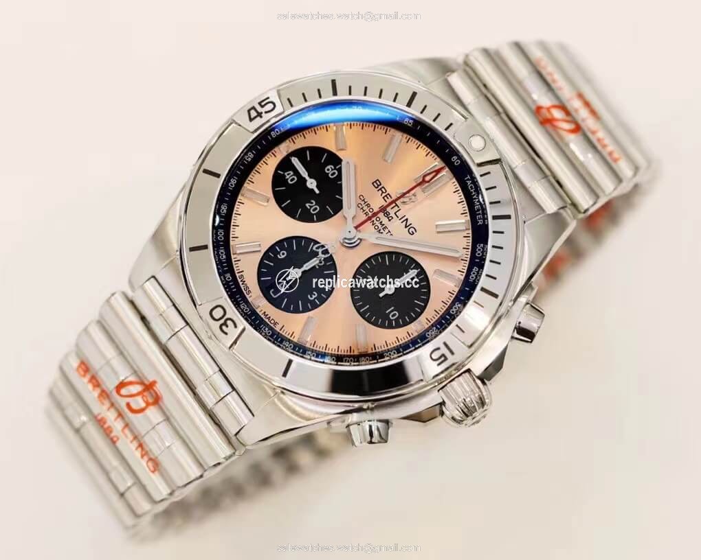 Replica Breitling Chronomat AB0134101K1A1 GF Factory Rose Gold Dial Replica Breitling Chronomat AB0134101K1A1 GF Factory Rose Gold Dial
