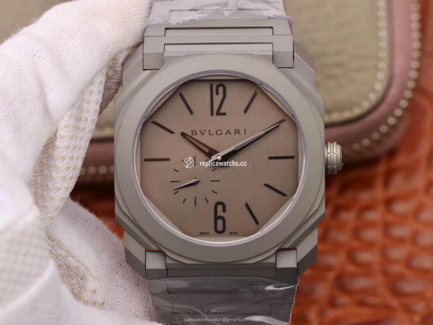 Replica Bvlgari Octo Finissimo 102713 BV Factory Grey Dial Replica Bvlgari Octo Finissimo 102713 BV Factory Grey Dial