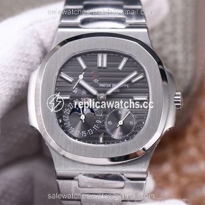Replica Patek Philippe Nautilus 5712/1A-001 PF Factory Gray Dial Replica Patek Philippe Nautilus 5712/1A-001 PF Factory Gray Dial