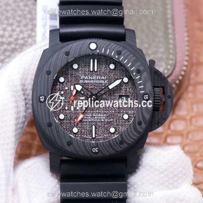 Replica Panerai Submersible Luna Rossa PAM01039 VS Factory Black Carbon Replica Panerai Submersible Luna Rossa PAM01039 VS Factory Black Carbon