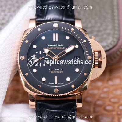 Replica Panerai Submersible PAM00974 VS Factory Rose Gold Replica Panerai Submersible PAM00974 VS Factory Rose Gold