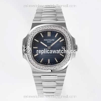 Replica Patek Philippe Nautilus 5713/1G-010 PPF Factory V4 Blue Dial Replica Patek Philippe Nautilus 5713/1G-010 PPF Factory V4 Blue Dial