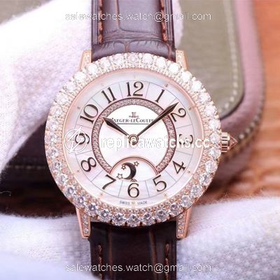 Replica Jaeger LeCoultre Rendez Vous Q3523570 ZF Factory Rose Gold Diamond Replica Jaeger LeCoultre Rendez Vous Q3523570 ZF Factory Rose Gold Diamond