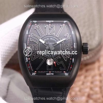 Replica Franck Muller Vanguard V 45 SC DT TT NR BR TT ZF Factory Black Dial Replica Franck Muller Vanguard V 45 SC DT TT NR BR TT ZF Factory Black Dial