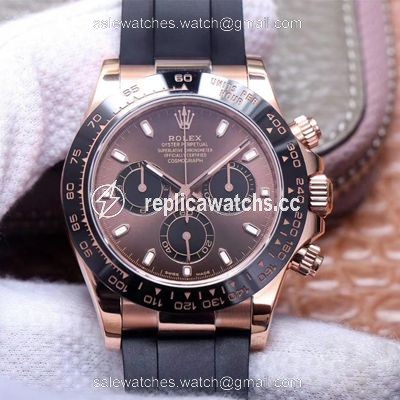 Replica Rolex Daytona M116515LN-0041 Noob Factory Chocolate Dial 4130 Movement Replica Rolex Daytona M116515LN-0041 Noob Factory Chocolate Dial 4130 Movement