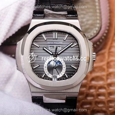 Replica PF Factory Patek Philippe Nautilus 5726A-001 Moonphase Gray Dial Replica PF Factory Patek Philippe Nautilus 5726A-001 Moonphase Gray Dial