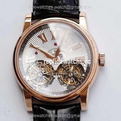 Replica Roger Dubuis Hommage RDDBHO0562 Double Flying tourbillon JB Factory Silver Dial Replica Roger Dubuis Hommage RDDBHO0562 Double Flying tourbillon JB Factory Silver Dial