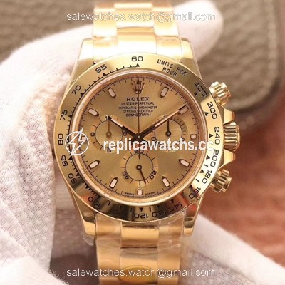 Replica Rolex Daytona Cosmograph M116508-0003 Noob Factory Gold Dial Replica Rolex Daytona Cosmograph M116508-0003 Noob Factory Gold Dial