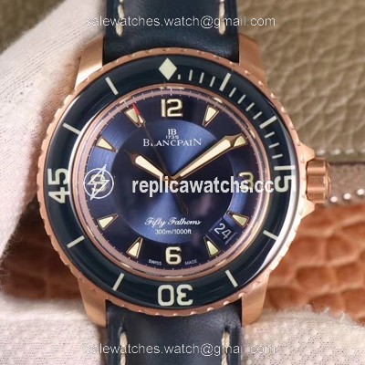 Replica Blancpain Fifty Fathoms 5015-3603C-63B ZF Factory Blue Dial Replica Blancpain Fifty Fathoms 5015-3603C-63B ZF Factory Blue Dial