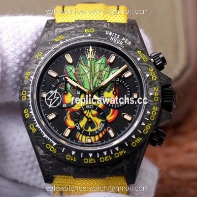 Replica Rolex Daytona Cosmos Chronograph Carbon Fiber Edition Color Skull Dial Replica Rolex Daytona Cosmos Chronograph Carbon Fiber Edition Color Skull Dial