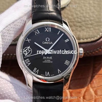 Replica Omega De Ville 431.13.41.21.01.001 VS Factory Black Dial Replica Omega De Ville 431.13.41.21.01.001 VS Factory Black Dial