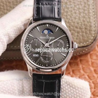 Replica Jaeger-LeCoultre Master Ultra Thin Moon Perpetual Calendar 130354J V9 Factory Gray Dial Replica Jaeger-LeCoultre Master Ultra Thin Moon Perpetual Calendar 130354J V9 Factory Gray Dial