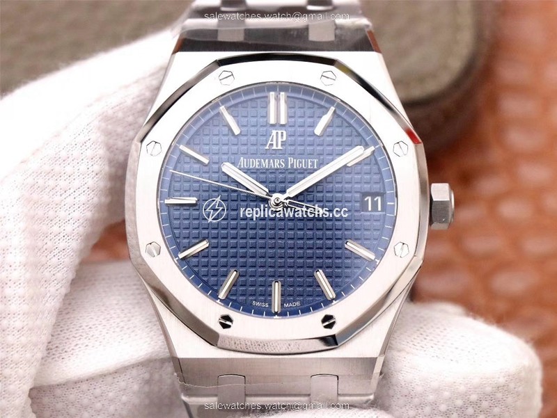 Replica Audemars Piguet Royal Oak 15500ST.OO.1220ST.01 ZF Factory Blue Dial Replica Audemars Piguet Royal Oak 15500ST.OO.1220ST.01 ZF Factory Blue Dial