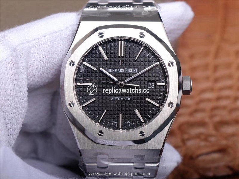 Replica Audemars Piguet Royal Oak 15400ST.OO.1220ST.01 ZF Factory Black Dial Replica Audemars Piguet Royal Oak 15400ST.OO.1220ST.01 ZF Factory Black Dial