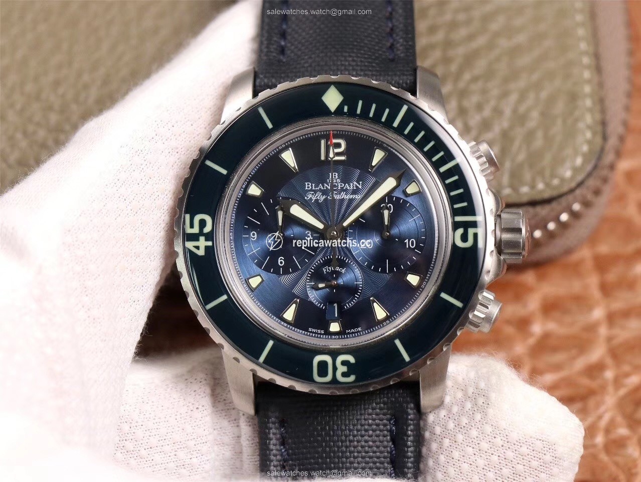 Replica Blancpain Fifty Fathoms Chronographe Flyback 5085FB-1140-52B OM Factory Replica Blancpain Fifty Fathoms Chronographe Flyback 5085FB-1140-52B OM Factory