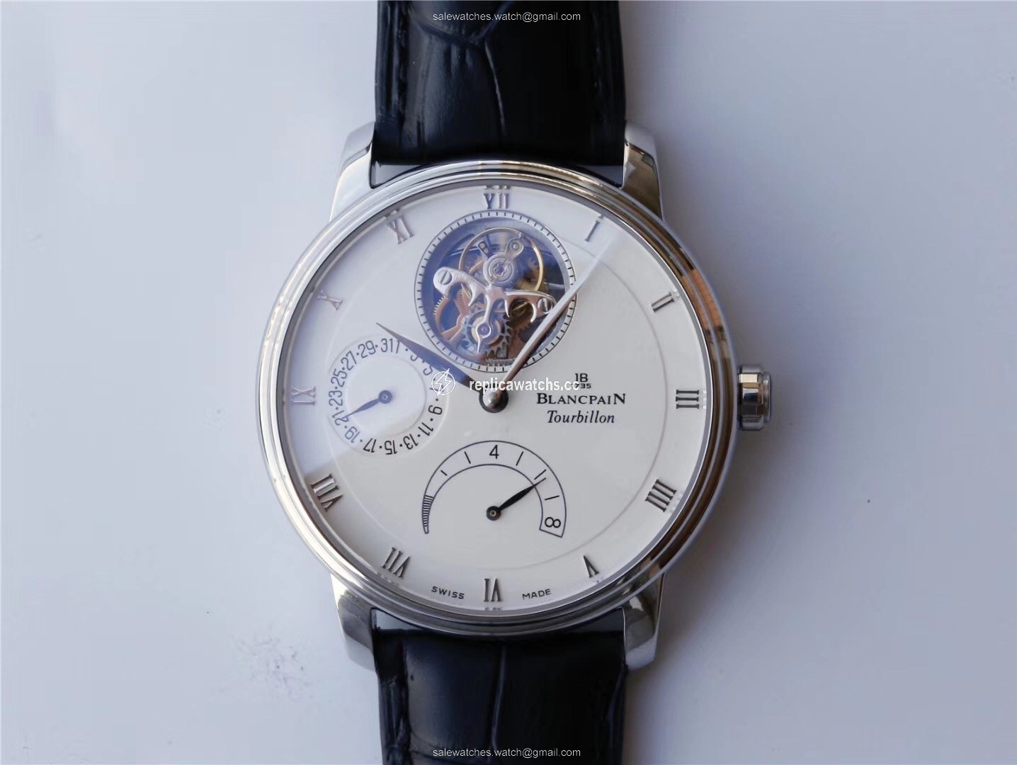 Replica JB Factory Blancpain Villeret Tourbillon 8 Jours 6025-1542-55b Replica JB Factory Blancpain Villeret Tourbillon 8 Jours 6025-1542-55b