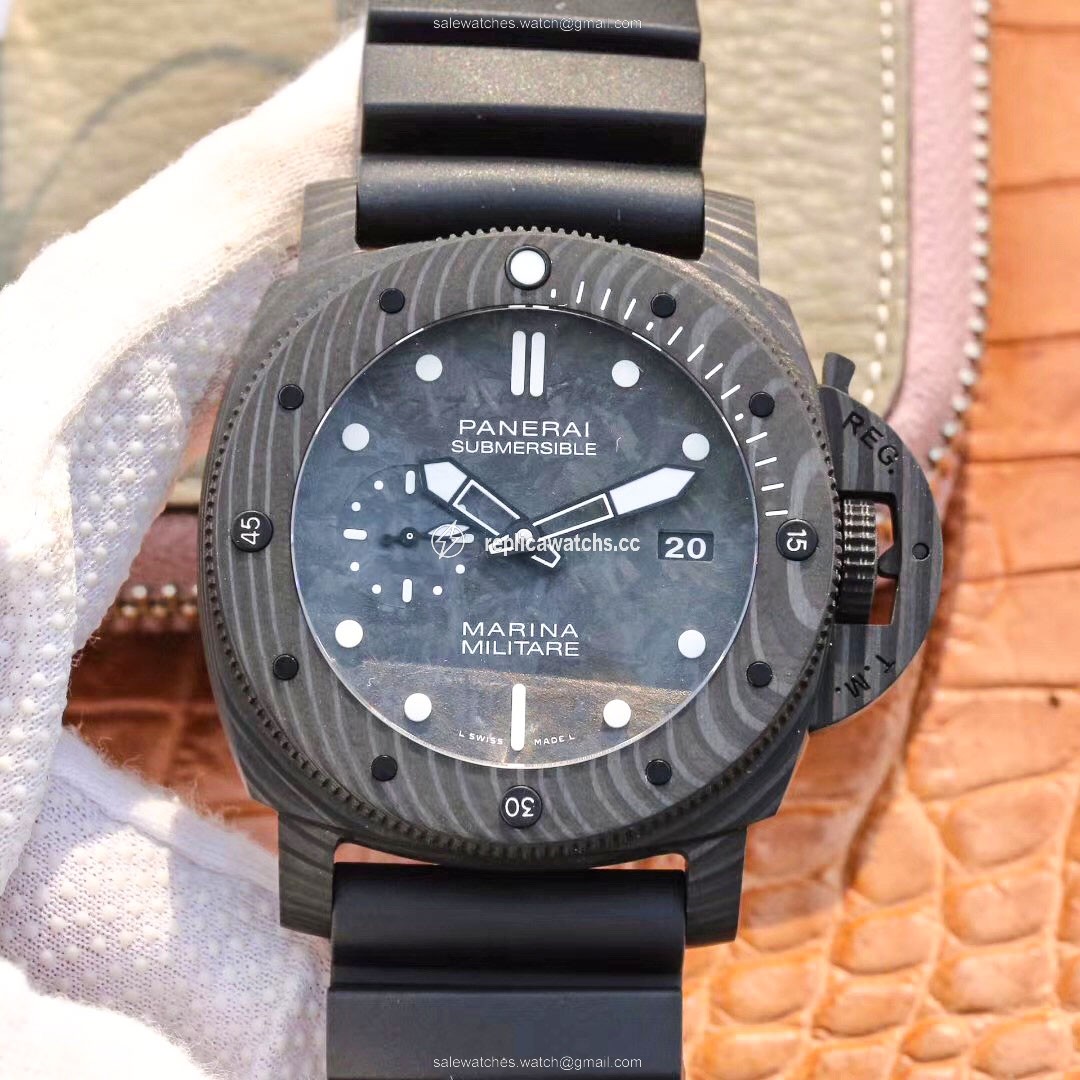 Replica VS Factory Panerai Submersible Marina Militare Carbotech 47MM PAM00979 Replica VS Factory Panerai Submersible Marina Militare Carbotech 47MM PAM00979