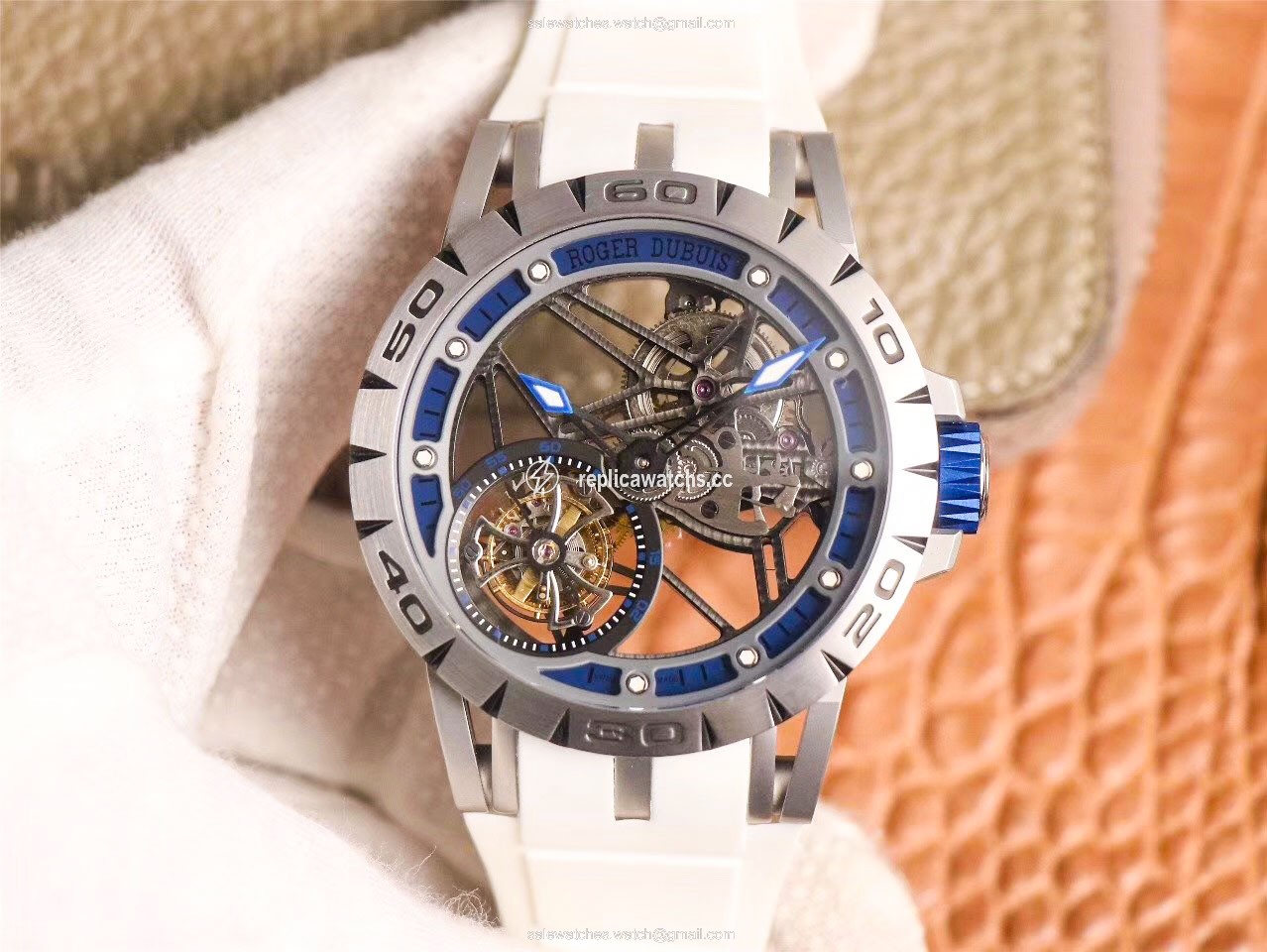 Replica JB Factory Roger Dubuis Excalibur Spider Italdesign Edition RDDBEX0622 Bule Replica JB Factory Roger Dubuis Excalibur Spider Italdesign Edition RDDBEX0622 Bule