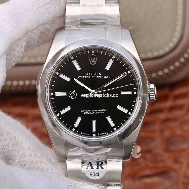 Replica Rolex Oyster Perpetual 114300 39mm AR Factory Black Dial Replica Rolex Oyster Perpetual 114300 39mm AR Factory Black Dial