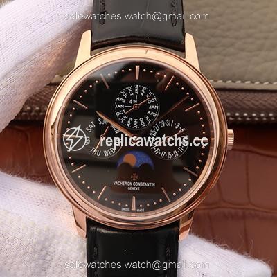Replica Vacheron Constantin Patrimony Perpetual Calendar 43175/000R-B343 Black Dial Replica Vacheron Constantin Patrimony Perpetual Calendar 43175/000R-B343 Black Dial