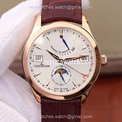 Replica Jaeger-LeCoultre Master Calendar Q151242A Rose Gold Silver Dial Replica Jaeger-LeCoultre Master Calendar Q151242A Rose Gold Silver Dial