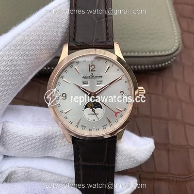 Replica Jaeger-LeCoultre Master Calendar 1552520 KM Facrory Silver Dial Replica Jaeger-LeCoultre Master Calendar 1552520 KM Facrory Silver Dial