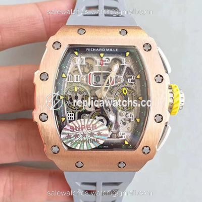 Replica Richard Mille RM011 Felipe Massa Chronograph KV Factory Rose Gold Skeleton Dial Replica Richard Mille RM011 Felipe Massa Chronograph KV Factory Rose Gold Skeleton Dial