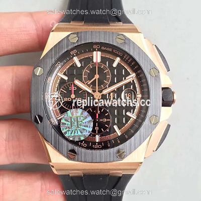 Replica Audemars Piguet Royal Oak Offshore 26401RO.OO.A002CA.01 JF Factory V2 Black Dial Replica Audemars Piguet Royal Oak Offshore 26401RO.OO.A002CA.01 JF Factory V2 Black Dial