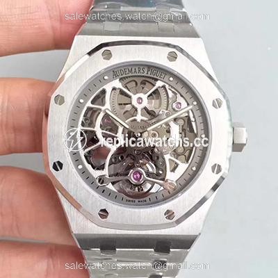 Replica Audemars Piguet Royal Oak 26518ST.OO.1220ST.01 Tourbillon Skeleton Dial Replica Audemars Piguet Royal Oak 26518ST.OO.1220ST.01 Tourbillon Skeleton Dial