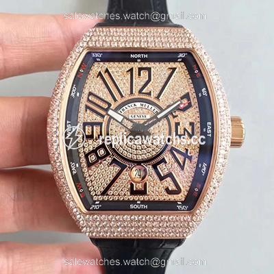 Replica Franck Muller 8880 SC DT Rose Gold Diamond Dial Replica Franck Muller 8880 SC DT Rose Gold Diamond Dial