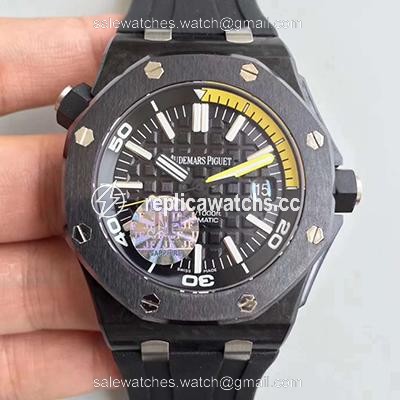 Replica Audemars Piguet Royal Oak Offshore Diver 15706 JF Factory Black Dial Replica Audemars Piguet Royal Oak Offshore Diver 15706 JF Factory Black Dial