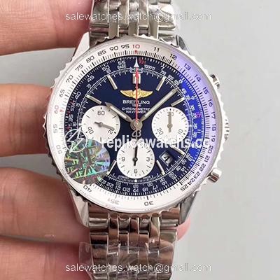 Replica Breitling Navitimer 01 AB012012/BB01/447A JF Factory Blue Dial Replica Breitling Navitimer 01 AB012012/BB01/447A JF Factory Blue Dial