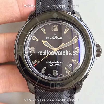 Replica Blancpain Fifty Fathoms Dark Knight 5015-11C30-52A ZF Factory Black Dial Replica Blancpain Fifty Fathoms Dark Knight 5015-11C30-52A ZF Factory Black Dial
