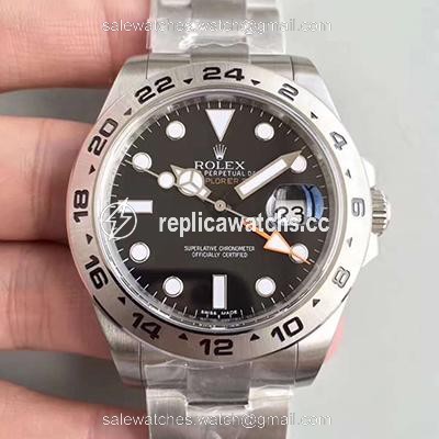 Replica Rolex Explorer II 216570 2018 Noob Factory V7 Black Dial Replica Rolex Explorer II 216570 2018 Noob Factory V7 Black Dial