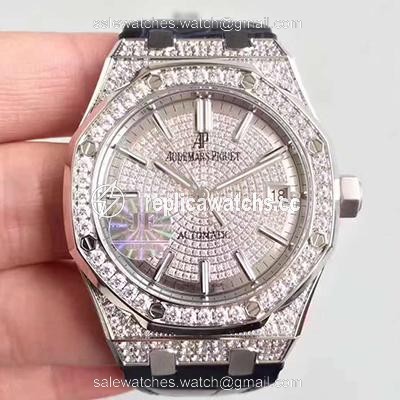 Replica Audemars Piguet Royal Oak 15450 JF Factory Diamond Dial Replica Audemars Piguet Royal Oak 15450 JF Factory Diamond Dial