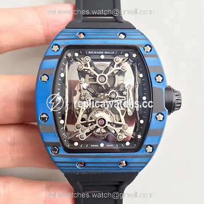 Replica Richard Mille RM50-27-01 NTPT Blue Forged Carbon Skeleton Dial Replica Richard Mille RM50-27-01 NTPT Blue Forged Carbon Skeleton Dial