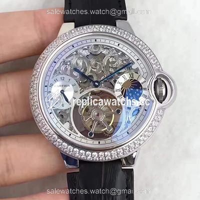 Replica Ballon Bleu De Cartier Tourbillon Silver Dial Replica Ballon Bleu De Cartier Tourbillon Silver Dial