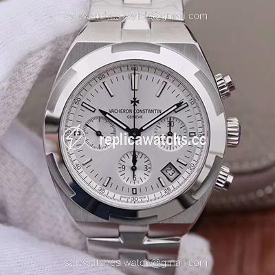 Replica Vacheron Constantin Overseas Chronograph 5500V/110A-B075 8F Factory Silver Dial Replica Vacheron Constantin Overseas Chronograph 5500V/110A-B075 8F Factory Silver Dial