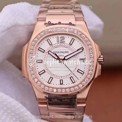 Replica Patek Philippe Nautilus Ladies 7010/1R-011 Silver Dial Replica Patek Philippe Nautilus Ladies 7010/1R-011 Silver Dial