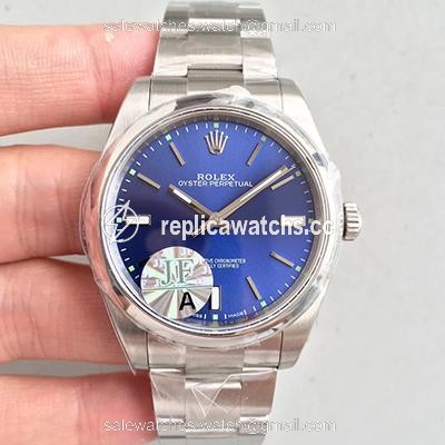 Replica Rolex Oyster Perpetual 39 114300 JF Factory Blue Dial Replica Rolex Oyster Perpetual 39 114300 JF Factory Blue Dial