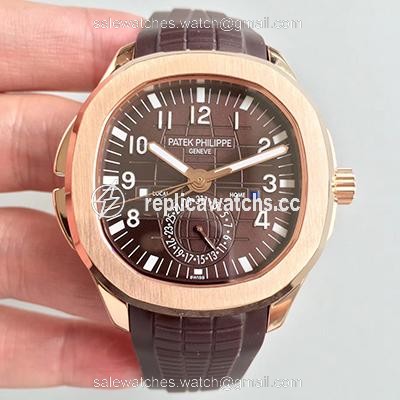 Replica Patek Philippe Aquanaut Travel Time 5164R-001 Rose Gold Chocolate Dial Replica Patek Philippe Aquanaut Travel Time 5164R-001 Rose Gold Chocolate Dial