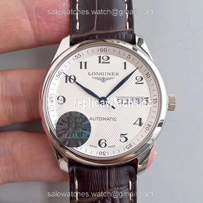 Replica Longines Master Day-Date L2.755.4.78.3 JF Factory Silver Dial Replica Longines Master Day-Date L2.755.4.78.3 JF Factory Silver Dial