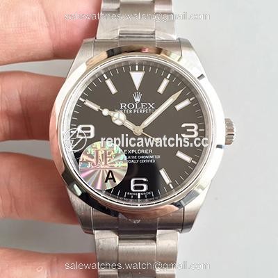 Replica Rolex Air King M116900-0002 JF Factory Black Dial Replica Rolex Air King M116900-0002 JF Factory Black Dial
