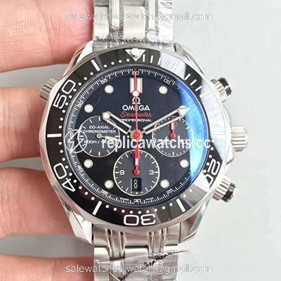 Replica Omega Seamaster Diver 300M Co-Axial Chronograph 44MM 212.30.44.50.01.001 V2 Black Dial Replica Omega Seamaster Diver 300M Co-Axial Chronograph 44MM 212.30.44.50.01.001 V2 Black Dial