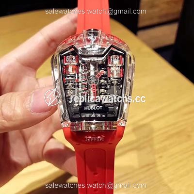 Replica Hublot LaFerrari MP-05 Red Rubber Strap Black Dial Replica Hublot LaFerrari MP-05 Red Rubber Strap Black Dial