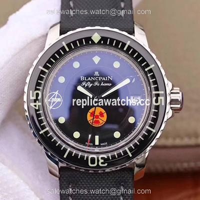 Replica Blancpain Fifty Fathoms Tribute Limited Edition 5015B-1130-52 ZF Factory Black Dial Replica Blancpain Fifty Fathoms Tribute Limited Edition 5015B-1130-52 ZF Factory Black Dial
