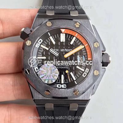 Replica Audemars Piguet Royal Oak Offshore Diver 15707CE.OO.A002CA.01 JF Factory V5 Black Dial Replica Audemars Piguet Royal Oak Offshore Diver 15707CE.OO.A002CA.01 JF Factory V5 Black Dial